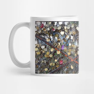 Paris love locks Mug